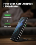 INIU Wireless Charger, 15W Fast Wireless Charging Stand - Image 4
