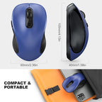 WisFox 2.4G Wireless Mouse for Laptop, Ergonomic Computer Mouse - Image 7