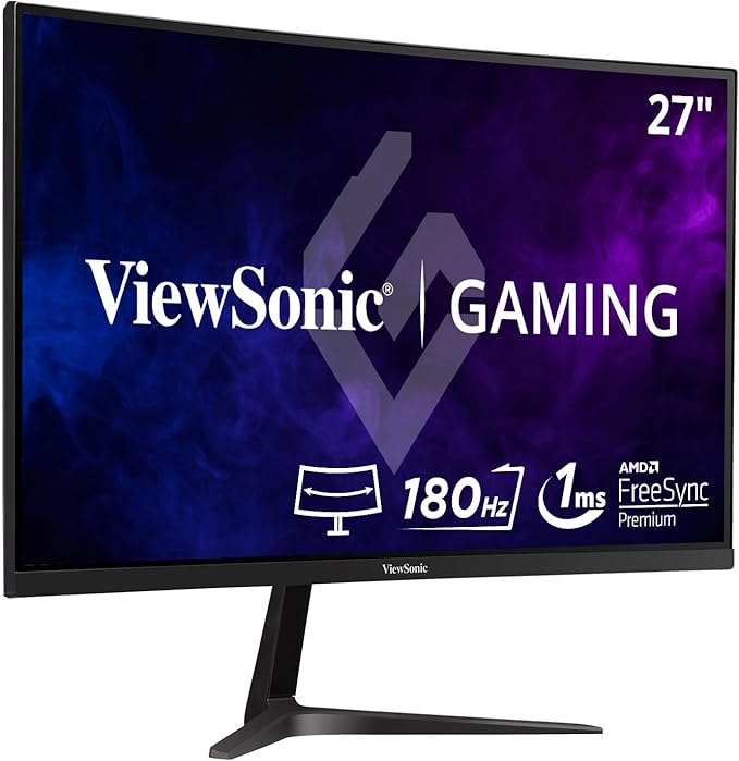 ViewSonic VX2718-2KPC-MHD 27 Inch Curved 1440p 1ms 180Hz Gaming Monitor by ViewSonicCorporation
