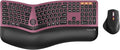 ProtoArc Ergonomic Wireless Keyboard Mouse, EKM01 Plus Full Size Ergo Bluetooth by ProtoArc