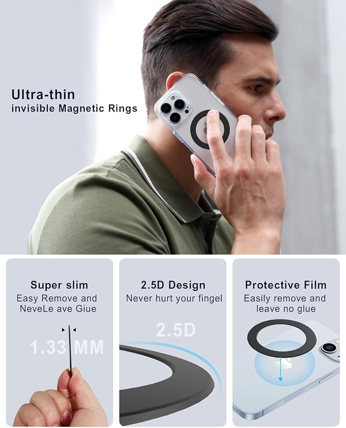 Magnetic Adapter Rings 2PCS Compatible - Image 2