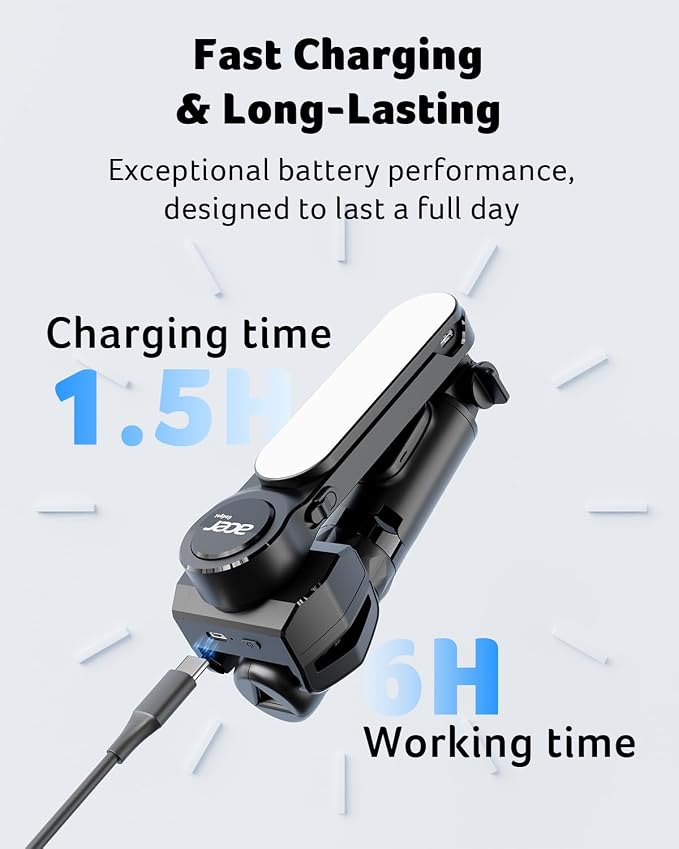acer Gimbal Stabilizer 1-Axis for iPhone/Cell Phone/Smartphone/Android - Image 9