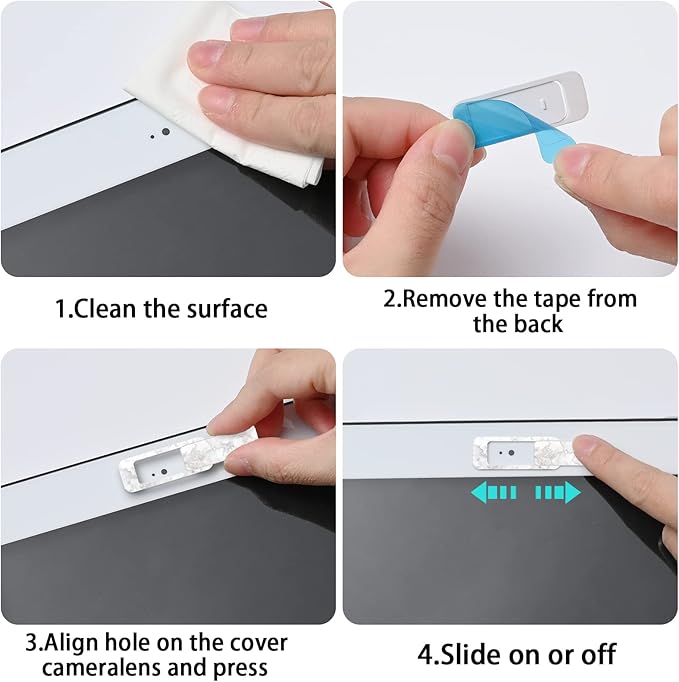 Webcam Cover, 3 Pieces, Laptop Camera Cover, Privacy Shielding Capacity is - Image 3