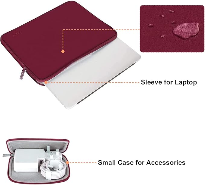 MOSISO Laptop Case 16 inch, 15-15.6 inch Laptop Sleeve Bag Compatible - Image 2