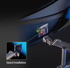 RGB Gaming Monitor-Arm for Flat/Ultrawide/Curved Monitors 32 to 60 inch - Image 6