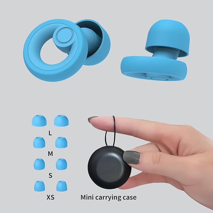 Ear Plugs for Noise Cancelling Ear Protection EarPlugs for Sleep, 8 Size Eartips - Image 5