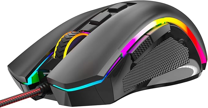 Redragon M602 Gaming Mouse, Ergonomic RGB Gaming Mouse Wired - Image 10
