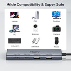 TSUPY Multi USB C USB A 3.0 Hub - Image 7