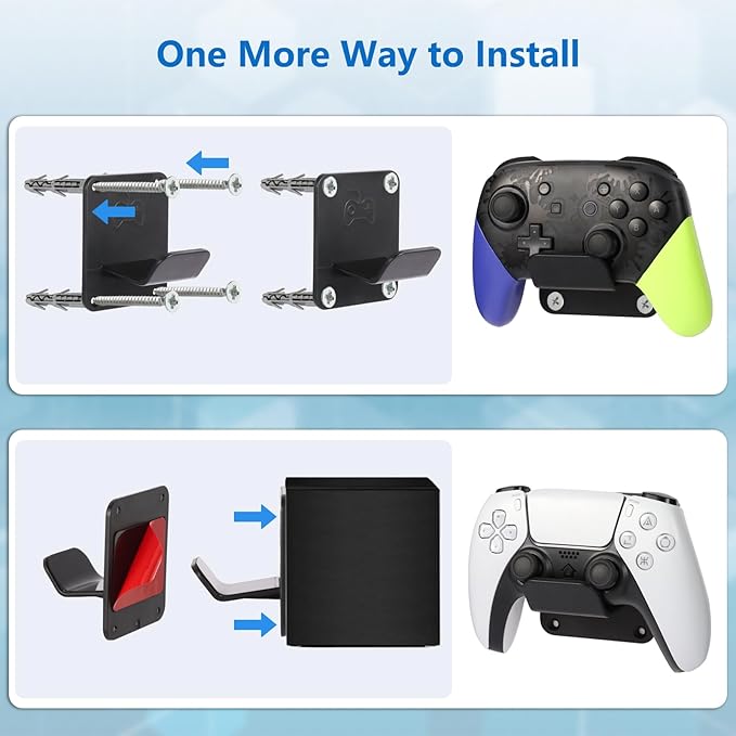 Controller Holders Wall Mount 3 Pack Wall Stands - Image 3