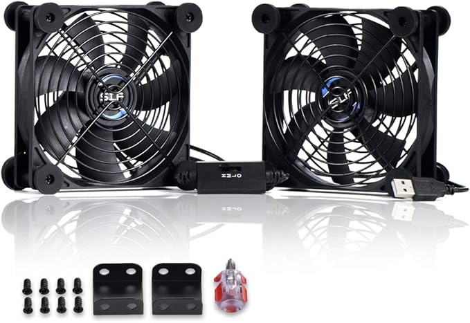 SCCCF Dual 120mm USB Cooling Fan by SCCCF
