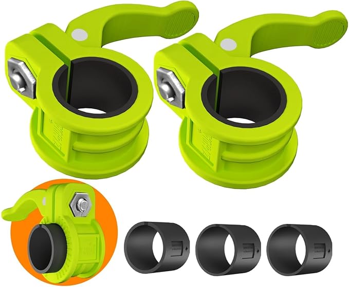 Mini Barbell Clips 1 inch I Multi-Size Adjustable Barbell Collar I 1 inch by ZY-HUAN