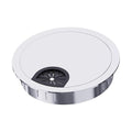Desk Grommet 3-1/8 Inch 80mm, Zinc Alloy Computer Desk Wire Hole Cover by Unknown