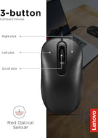 Lenovo 100 Wired USB Computer Mouse - Image 5