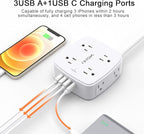 10 Ft Surge Protector Power Strip - Image 4