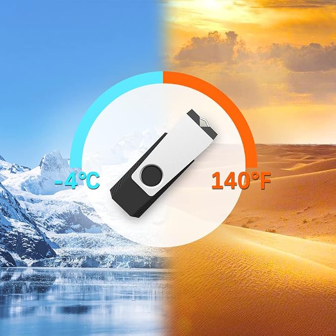 KEXIN Flash Drive 128GB USB 3.0 Flash Drive 5 Pack Thumb Drive Jump Drive USB - Image 6