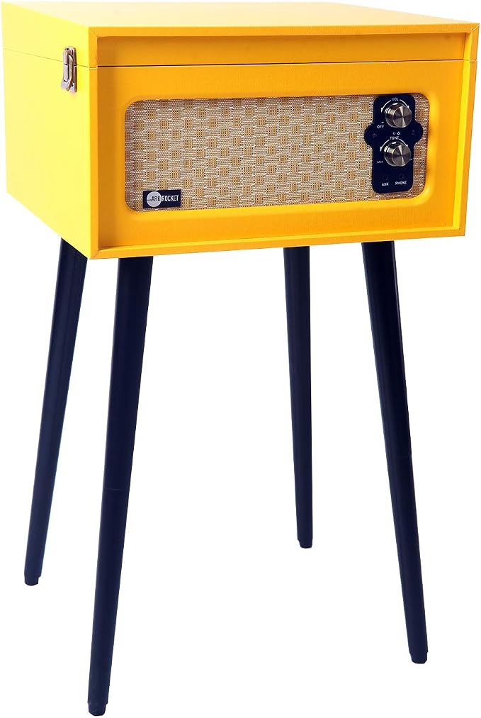Arkrocket 3-Speed Bluetooth Record Player Retro Turntable - Image 3