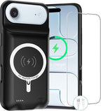 Battery Case for iPhone Air, Upgraded 12000mAh Rechargeable Portable Charging by ZUEUS