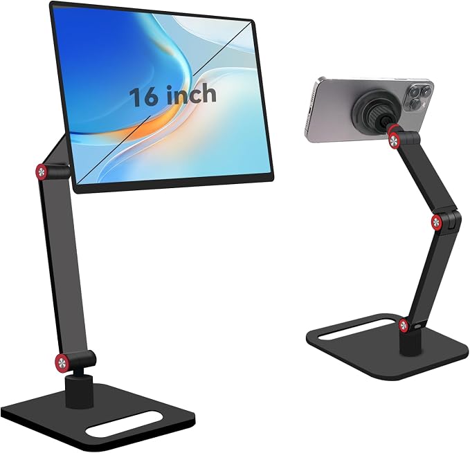 RENYUSKY iPad Stand Tablet Holder Portable Monitor Mount Adjustable by Unknown