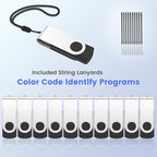 ABLAZE 512MB USB Flash Drive 100 Pack, USB 2.0 Thumb Drives Bulk Memory Sticks - Image 5