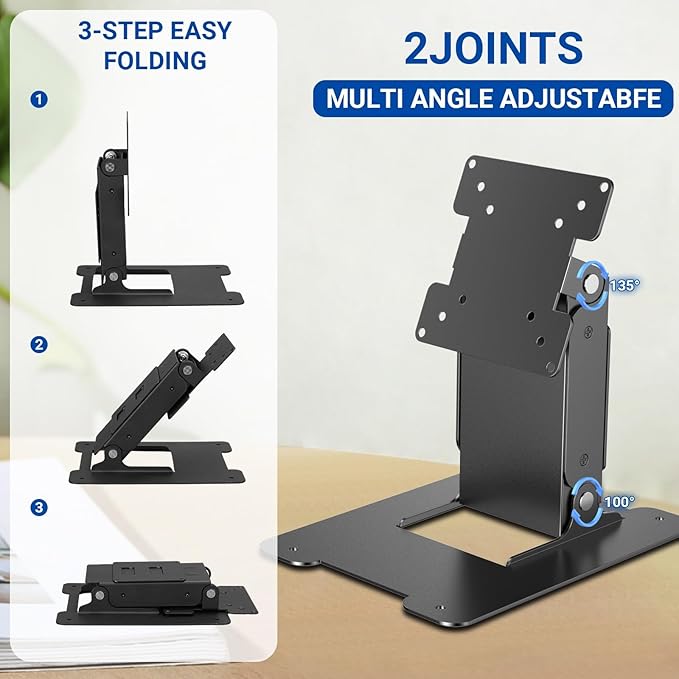 Touch LCD Monitor&All in One PC Stand All Metal Holder Sturdy - Image 3