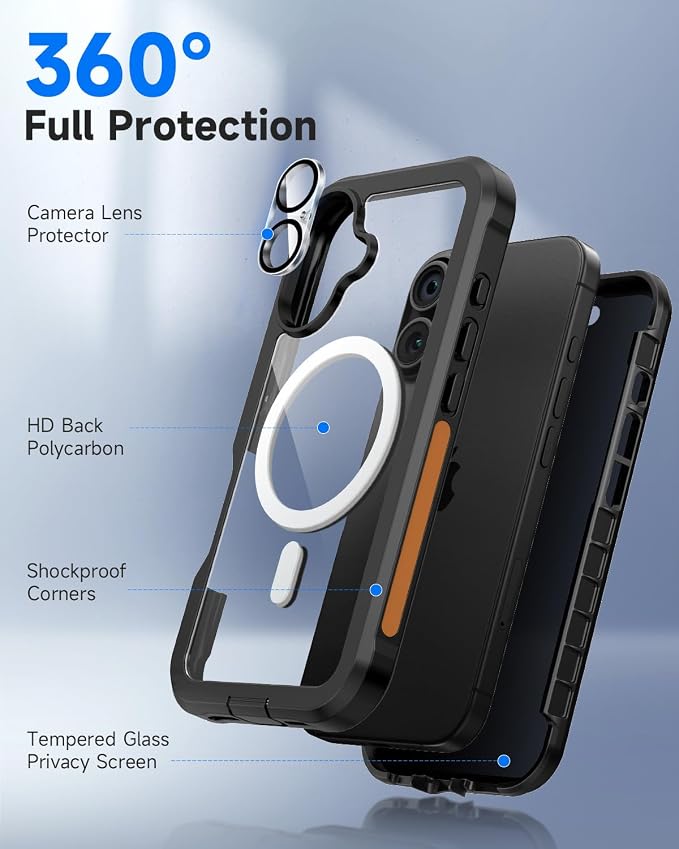 seacosmo for iPhone 16 Case, Full Body Bumper - Image 3