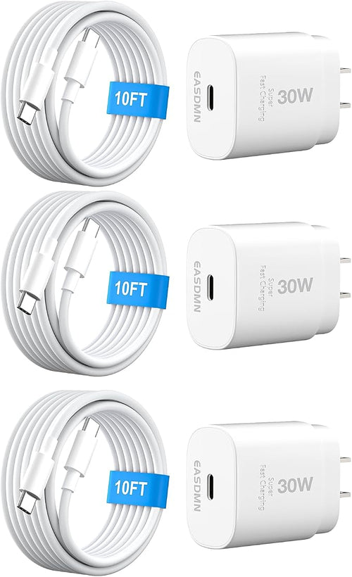 30W USB C i Phone 16 15 Charger Fast Charging, iPad Pro by EASDMN