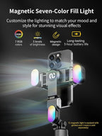 Gimbal Stabilizer for Smartphone, 4 in 1 Phone Gimbal w/360° Rotation for - Image 4
