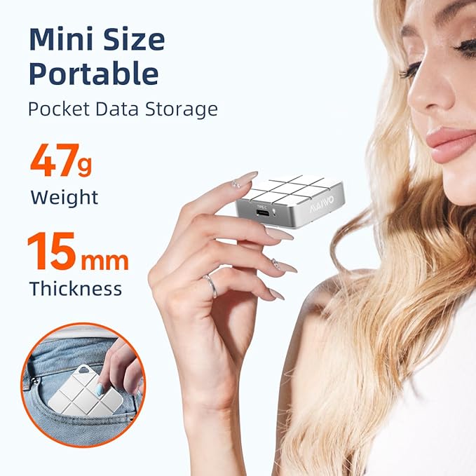 MAIWO 2TB Portable SSD External Solid State Drive, USB 3.2 GEN 2 Type-C Up to - Image 3