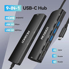 Acodot 9 in 1 USB C to 4K@60HZ HDMI Multiport Adapter, 3 USB 3.0 Ports - Image 2