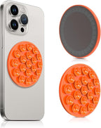 Silicone Suction Cup Phone Mount, Magnetic Suction Phone Case Stand, Mirror by Lokyoo