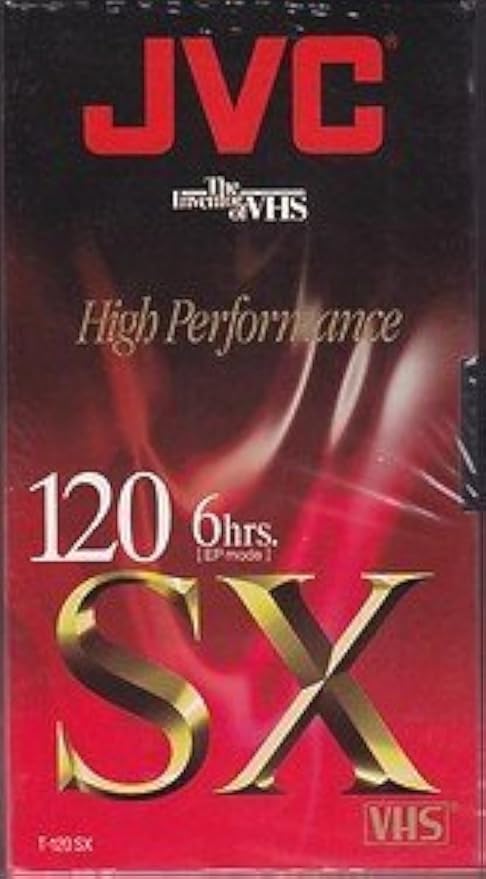 JVC T-120 SX 6 Hour VHS Cassette Tape by JVC