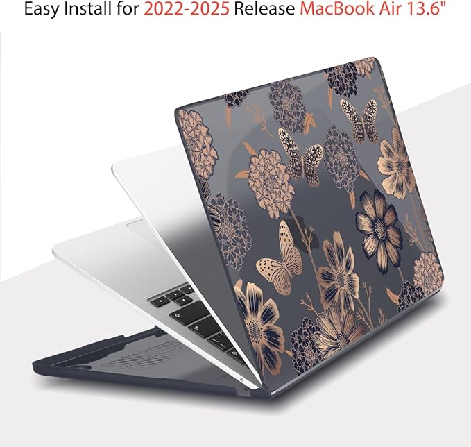Teryeefi for MacBook Air M2 M3 M4 13.6 Case 2022 2023 2024 2025 Release A2681 - Image 6