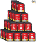 GIGASTONE 8GB SD Card 50-Pack UHS-I U1 Class 10 SDHC Memory Card Full HD Video by Gigastone