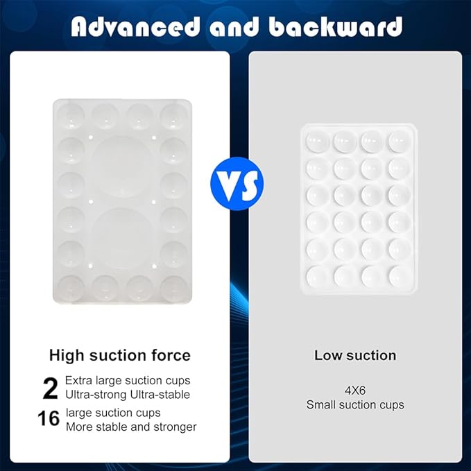 Silicone Suction Phone Holder Mount, Adhesive Accessory - Image 2
