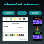 STEAMEMO 10-Port Gigabit Managed PoE Switch, 8 PoE+ Ports@120W, 2 Uplink Ports - Image 8