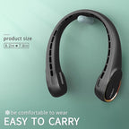 FrSara Neck Fan, Portable Personal Fan Strong Wind, Air Volume, 360° Cooling - Image 6