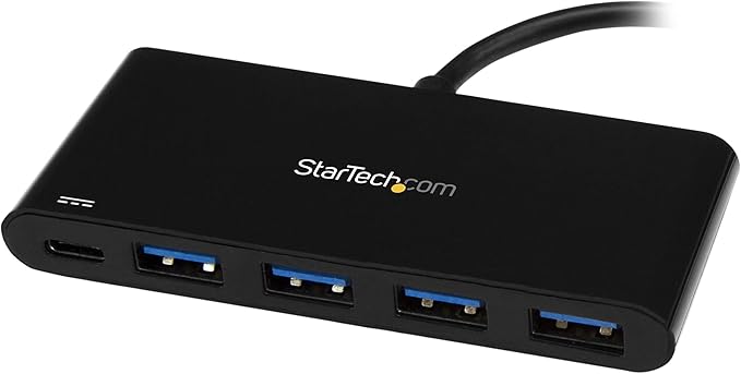 StarTech.com 4 Port USB C Hub - 60W Power Delivery Passthrough Charging - USB - Image 6