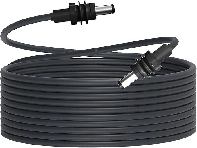 DC5521 Power Extension Cable for Starlink Mini, 10FT 25FT 50FT 16AWG Waterproof by Magiktech