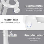 TNP VR Headset Stand for Oculus Quest 2 Holder Touch Controller Display Stand - Image 5