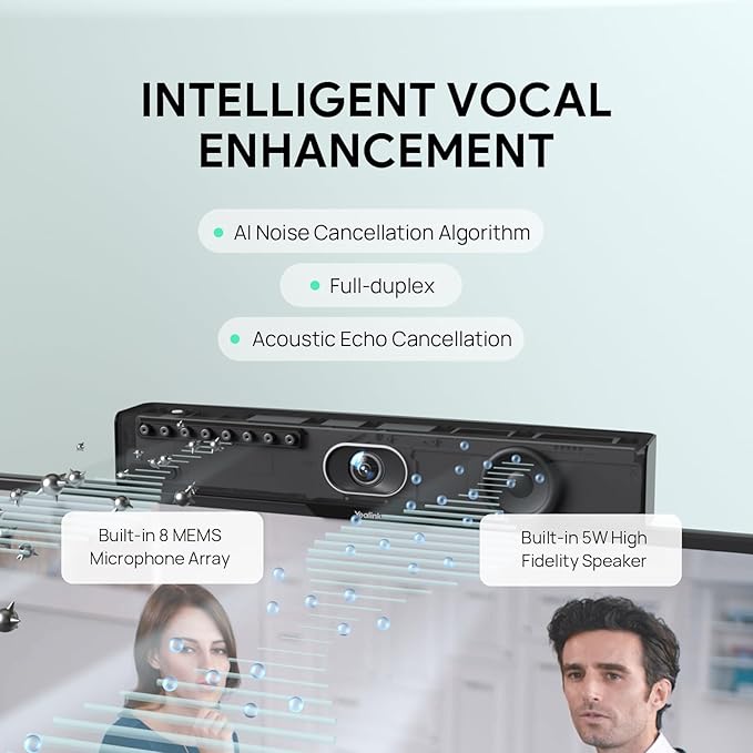 Yealink MeetingBar A10 Video Conference Room System 4K 120° Wide Angle Camera - Image 4