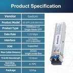 10Pcs 1.25G Single Mode SFP Fiber Module Network Transceiver, LX SM 1310nm 20km - Image 7