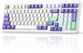 TECKNET Mechanical Keyboard, Tri-Mode BT5.0/2.4GHz/USB-C Hot Swappable Creamy by Tecknet