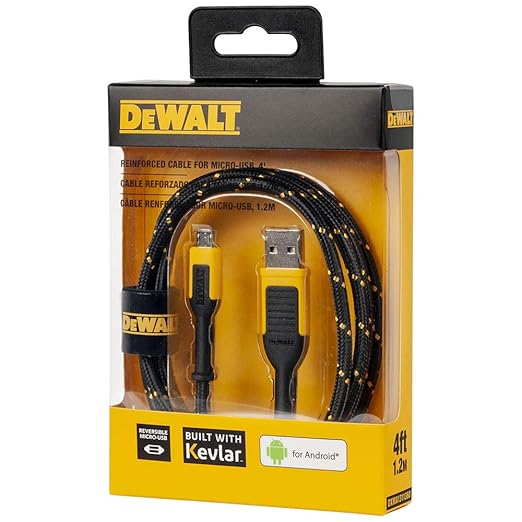 DEWALT Micro-USB to USB CableReinforced Braided Micro-USB Cable, USB to - Image 9