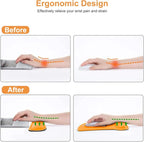 MOSISO Wrist Rest Support for Mouse Pad & Keyboard Set, Ergonomic Mousepad - Image 3