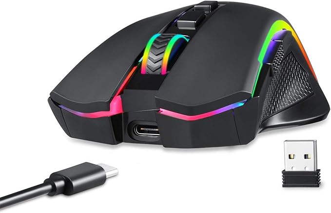 Redragon M602 Griffin RGB Gaming Mouse, RGB Spectrum Backlit Ergonomic Mouse - Image 2