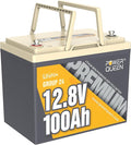 Power Queen 12V 100Ah LiFePO4 Battery BCI Group 24 Lithium Battery, Deep Cycle by PowerQueen