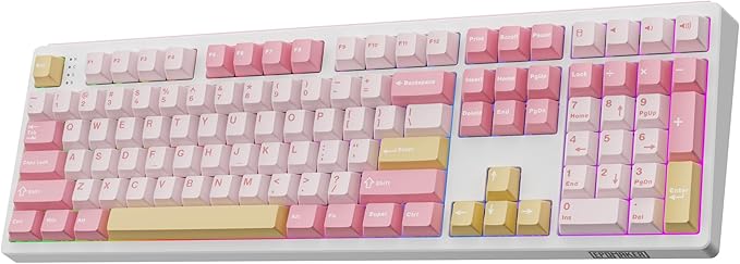 EPOMAKER TH108 Full Size Mechanical Keyboard, Wireless Gaming Keyboard by EPOMAKER