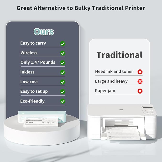 JADENS Portable Printers Wireless - Image 6