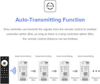 BTF-LIGHTING C02W CCT PWM 3PIN Color Temperature LED Strip Dual White 2.4GHz - Image 5