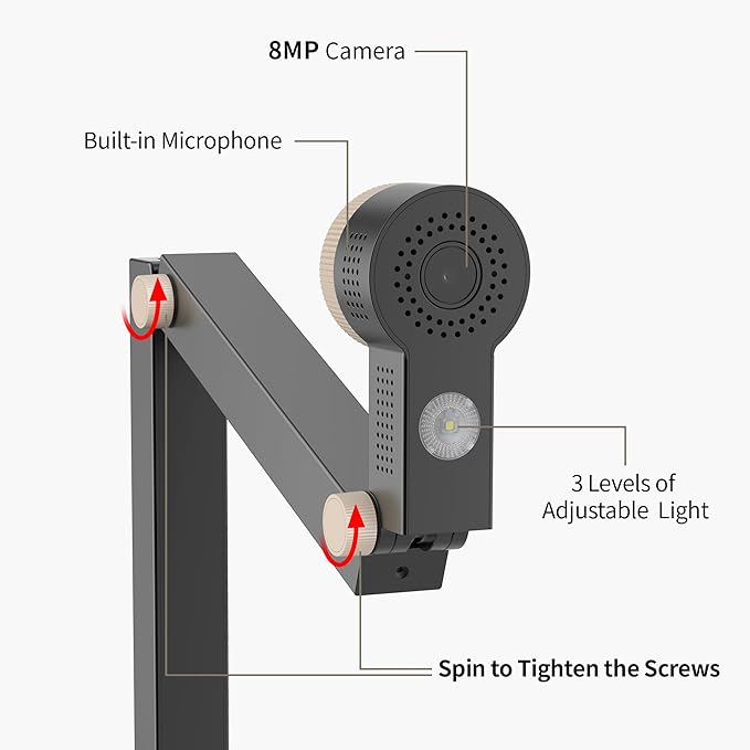 CZUR Fancy Pro 8MP USB Document Camera - Image 2